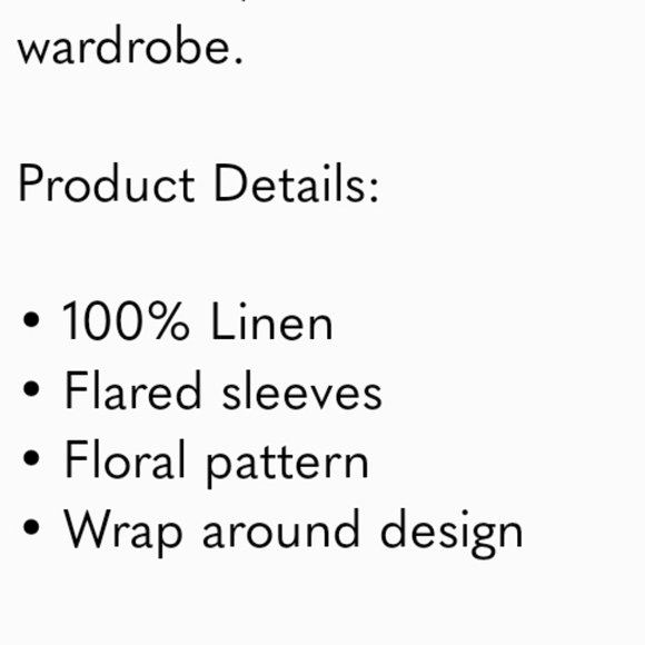 Johnny Was Kimono Wrap Hydrangea Printed Dress - Picture 5 of 16